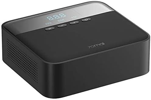 Top view of 70mai Midrive-TP03 Air Compressor Lite showing digital display and control buttons