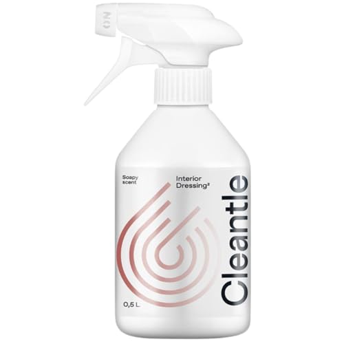 Cleantle Interior Dressing – Car Interior Protectant for Plastic, Vinyl, Rubber & Carbon | UV Protection & Antistatic Finish | Restores Natural Look | Biodegradable | Coconut Vanilla Scent – 500ml