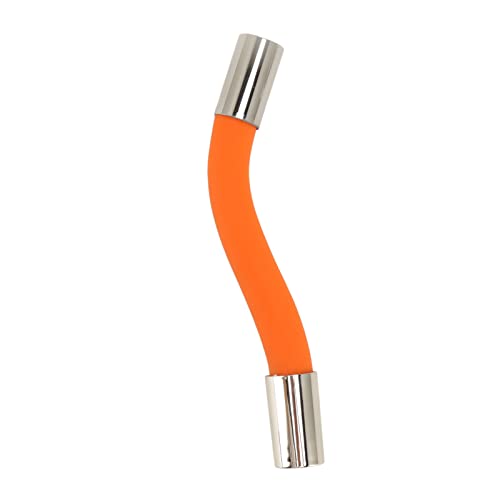 Fafeicy Tubi di Prolunga per Rubinetto con Ugello Aeratore, Rame Flessibile per Lavello da Arancione 20 Cm/7,87 Pollici Resistente agli Spruzzi per e Bagno