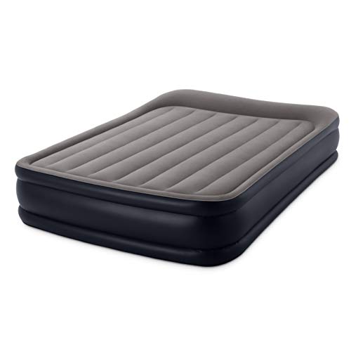 Intex Dura-Beam Series Deluxe Pillow Rest Raised Airbed With Internal Pump & Built-In Pillow, Queen #TOP1