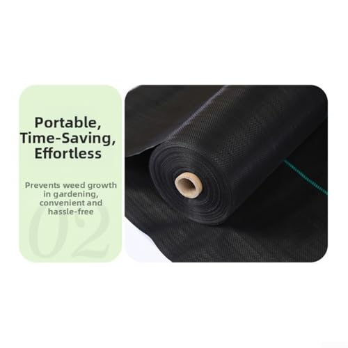 Malla antihierbas permeable de 3.2oz y 2.3x100 pies para base de caminos de jardín 6