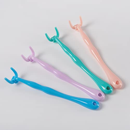 Reusable No-Waste Dental Floss Handle 1 Counts For Adults And Kids Teeth Cleaning Interdental Brush Unflavored Floss Picks Colorful Design Floas Holder Flosser #TOP1