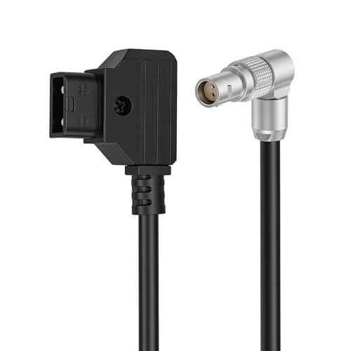 Cable Komodo 6K D-tap conector robusto de 2 pines a 90 grados para rodaje
