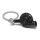 Hitt Brands Turbo Keychain for Car Keys – Realistic Spinning Turbine Keys Ring, Cool Car Key Chain Accessory for Men & Women, Metal Keys Holder, Automotive Gift, Cute Keychains for Cars Enthusiasts
