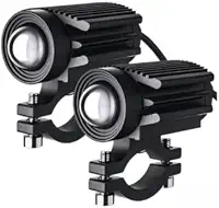 Farol de Milha para Moto,Par de Farol de Miha Led Motocicleta Potencia 10000 Lumes Luz Alta E Baixa para Moto Carro(Luz de talão único)