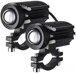 Farol de Milha para Moto,Par de Farol de Miha Led Motocicleta Potencia 10000 Lumes Luz Alta E Baixa para Moto Carro(Luz de talão único)