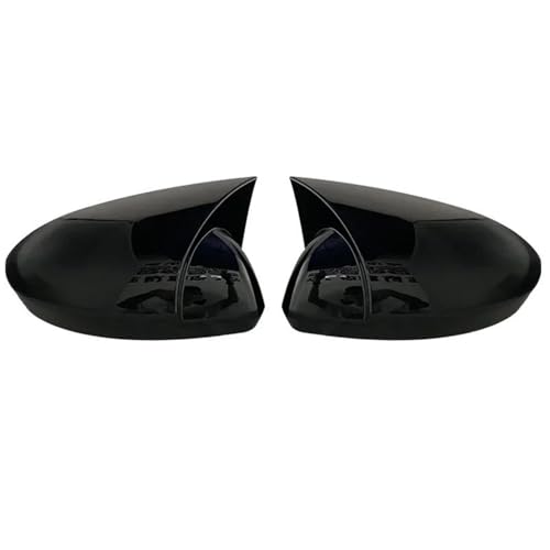 Coque rétroviseur Megane 4 noir brillant style chauve-souris look sportif premium