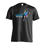 [アートワークスコウベ] テニス Tシャツ 半袖 練習着 ドライ ポリゴンシルエットのテニス ユニセックス XXXL ブラック