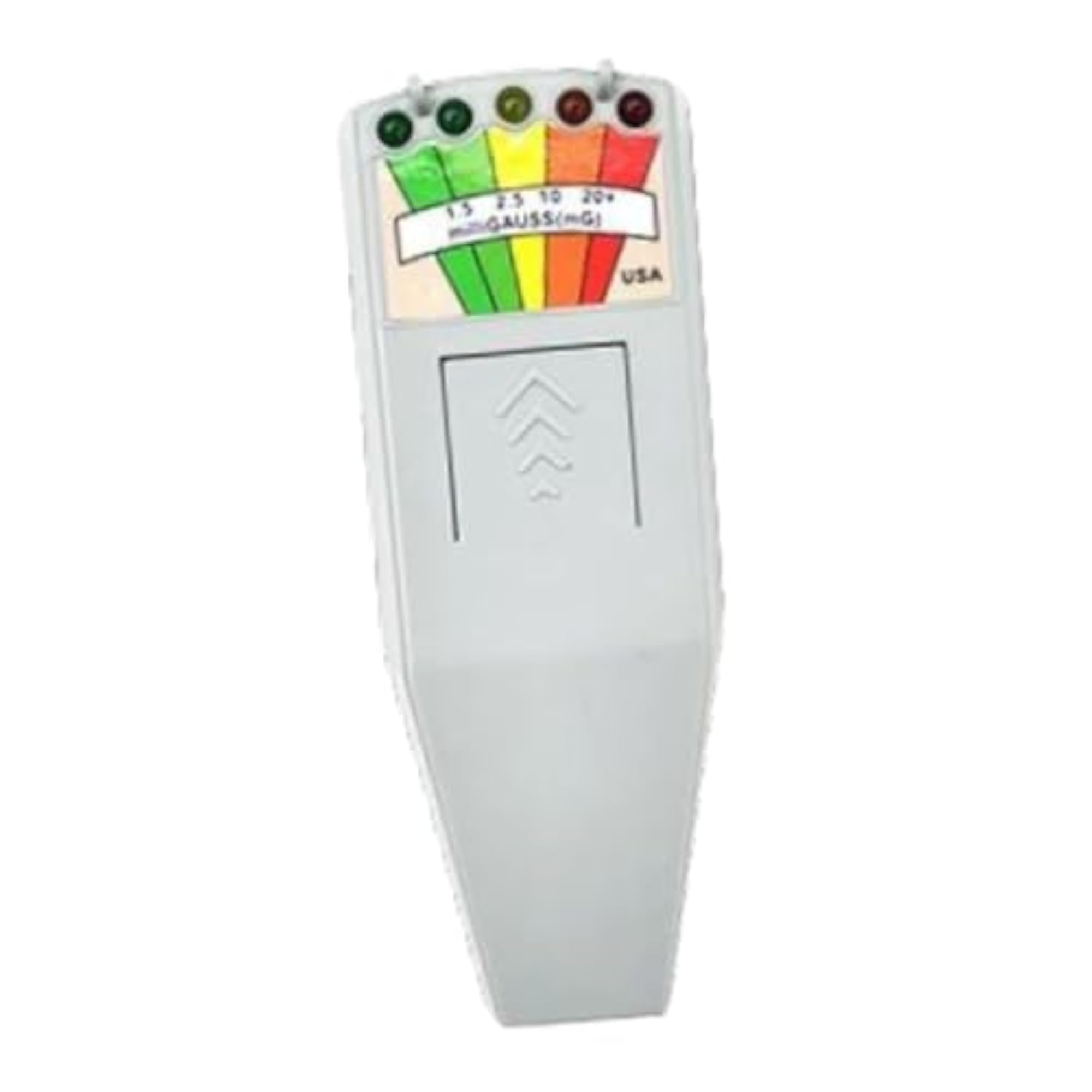 LED EMF Meter for Electromagnetic Testing, White