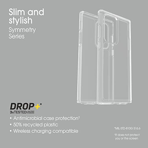 OtterBox Symmetry Series Clear Series Case for Galaxy S22 Ultra - Clear by OtterBox - Used condition - Image 4