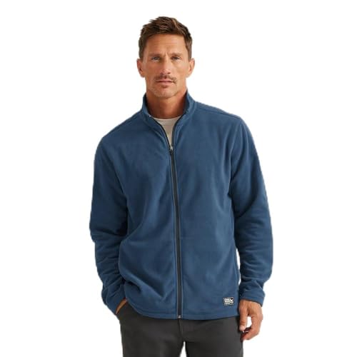 Eddie Bauer Men's Quest Fleece 2.0 Full-Zip Jacket, Dusk, Medium