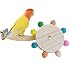 インコ おもちゃ鳥 おもちゃ鳥の止まり木 インコ おもちゃ文鳥スタンド セキセイインコ おもちゃくるくる木製回転スタンド鸚鵡スタンド 鳥かご 噛む玩具 吊下げタイプ バードトイ 止まり木 ストレス解消 知育玩具 オウム セキセイインコ オカメインコ