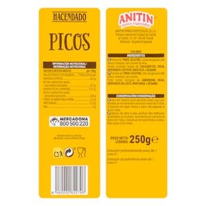 Hacendado Picos Paquete 250 g Pack 4