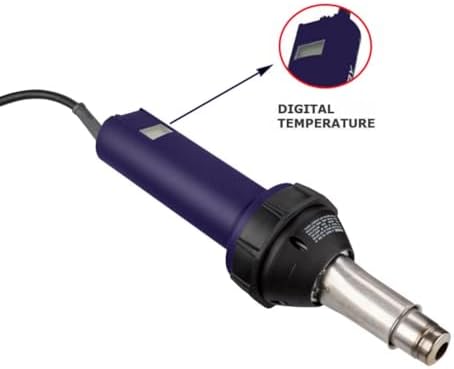 1600W Digital Plastic Welding Kit Hot Air Gun PVC Heat Gun Hand Held Plastic Welder-energy HT1600 D (120, Volts) — 사진 2