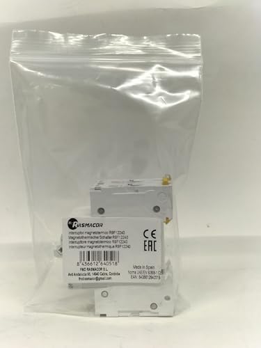 Miniatura 7 de Rasmacor Interruptor Magnetotérmico Residencial 2p 40a Resi9 R9f12240 Curva C Frecuencia 50 60hz Norma Une En 60898-1 Ce 40 Amperes