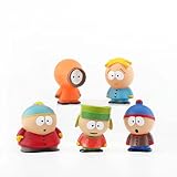 RMISODO South North Park Figure Set - 5 Piece Doll Collection of Eric, Stan, Kyle, Kenny, and Butter