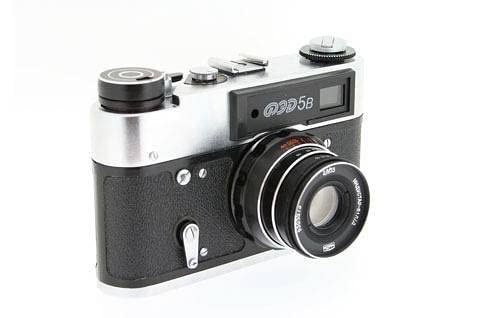 Fed-5B Ussr Soviet Union Russian 35 Mm Rf Leica Copy Film Camera Industar-61 Lens #TOP5