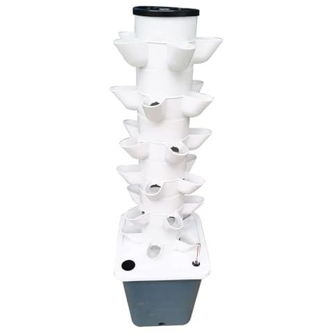 COZLMHJ 30-Plant Indoor Hydroponic Vertical Tower Garden Kit – Smart Growing System with Pump for Herbs, Fruits, and Vegetables Cover