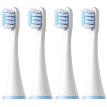 Replacement Toothbrush Heads Compatible for SOOCAS C1/MITU MES801/KAISHU/DR.BEI A7 Kids Electric Toothbrush Children Soft Nozzle4PCS