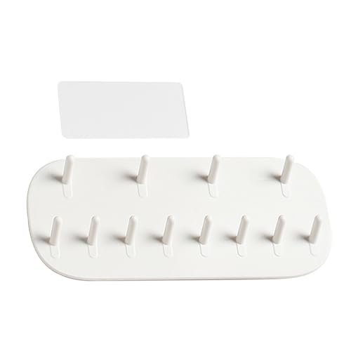 TTOCAR Porte-bijoux Mural, Organisateur de Colliers, Bracelets, Bagues, sans Perceuse, Support Suspendu à Bijoux, Organisateur de Bijoux Mural Suspendu pour Colliers et Bracelets