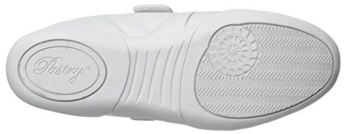 Pastry Baby Girls Custom Spirit Cheer Shoe Sneaker, White, 1 Us #TOP3