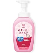 Arau Baby Foam Bottle Wash - Gentle Cleansing Soap for Baby Bottles, Pacifiers, Toys, Dirty Surfa...