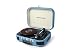Produktbild Muse MT-201 Retro Plattenspieler mit Bluetooth, eingebaute Stereo Lautsprecher und USB (RCA-Ausgang, AUX-Eingang, Kopfhöreranschluss), blau