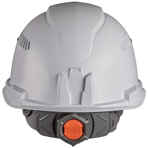 Klein Tools 60113RL Hard Hat, Rechargeable Headlamp, Vented, Cap Style, Padded Self-Wicking Odor-Resistant Sweatband, White by KLEIN TOOLS - Image 8