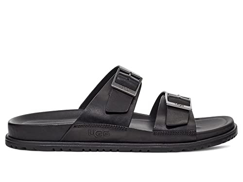 UGG Australia Herren Wainscott Buckle Slide Schiebe-Sandalen, Schwarzes...