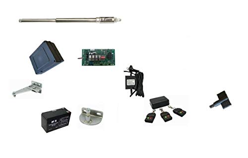 E8 400MM Stainless Automatic Gate Opener for Gates up to 13 Feet Long and 600 Pounds for Single Swing Gate