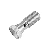 X AUTOHAUX Gwint Turbo przewód hamulcowy Banjo Bolce pojedyncze 31 mm długości M12 x 1,0