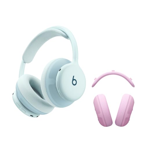 Beats 360 - Sky Over-Ear Headphones with Pink Performance Knit Cushions