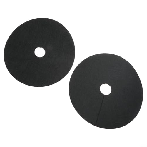 Yhenlovtt - Yhenlovtt Lot de 12 paillis de protection pour arbres de jardin - Diamètre : 1542 cm - En tissu non tissé - Disque de protection pour arbustes avec trou intérieur - Noir - 1542 cm - Couverture pour