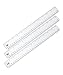 Mr. Pen- Ruler, Rulers 12 inch, Pack of 3, Clear Ruler, Plastic Ruler, Drafting Tools, Rulers for Kids, Measuring Tools, Ruler Set, Ruler inches and Centimeters, Transparent Ruler