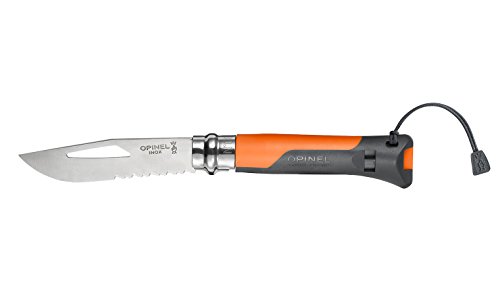 Opinel 2542699 Nr. 8 Outdoor Orange Taschenmesser, Uni