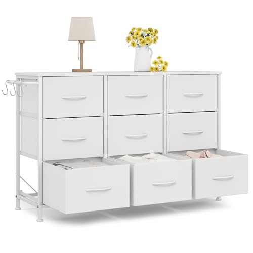 Dresser for Bedroom, Small Fabric Dressers for Kids Bedroom, 9