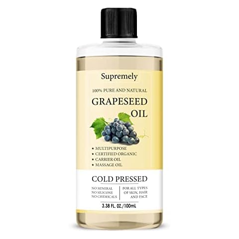 Supremely Organic Grapeseed Oil for Skin Cover