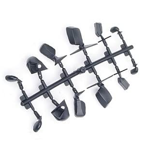 006 Blue+red PVC Painted Body Shell for 1/10 R/C Racing Drift Cars HSP 94123 190mm Width 260 wheelbase - (Color: Camel, CN)