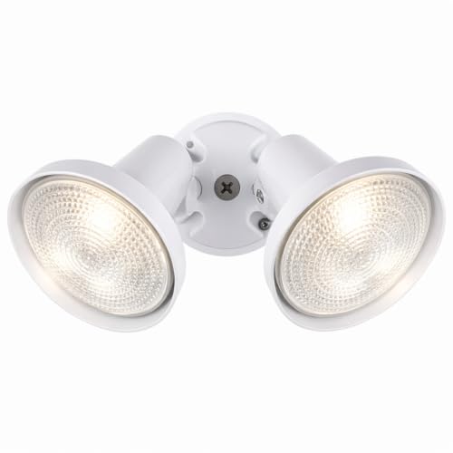 Nuvo Lighting SF77/488 2-Light PAR38 Twin Flood Light, White