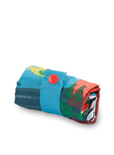 Sac de courses réutilisable New York LOQI cabas pliable solide - 3
