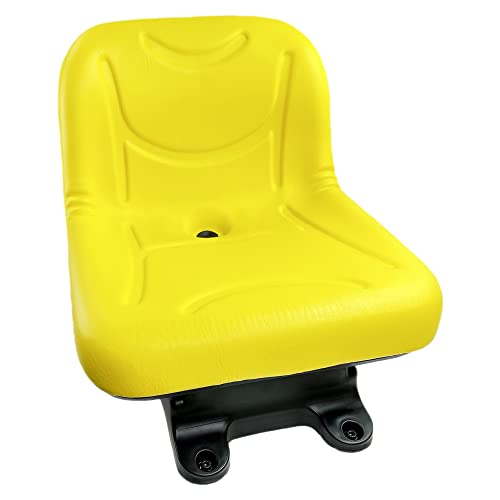 Eparts, Inc. E-AM131801 Yellow Seat W-15 Back for John Deere 325, 335, 345, 355D, GT225, GT235, GT235E, GT245,+++