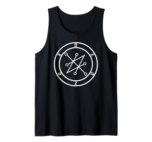 Image of Sigil of Azazel Goetic Demon Seal Occult Magick Symbol Tank Top