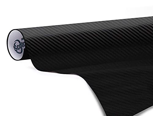 1080 CF12 / CFS12 BLACK CARBON FIBER 60"x72" Vinyl Flex Wrap