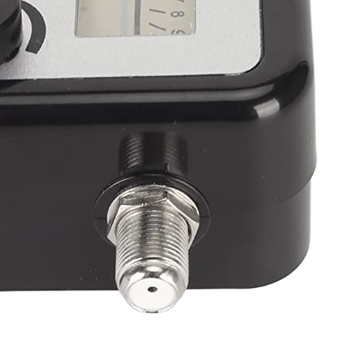 Vvikizy Digital Satellite Signal Meter, Mini Portable LNB to REC Connector with dB Level Control, for Camping and Satellite Signal Finding