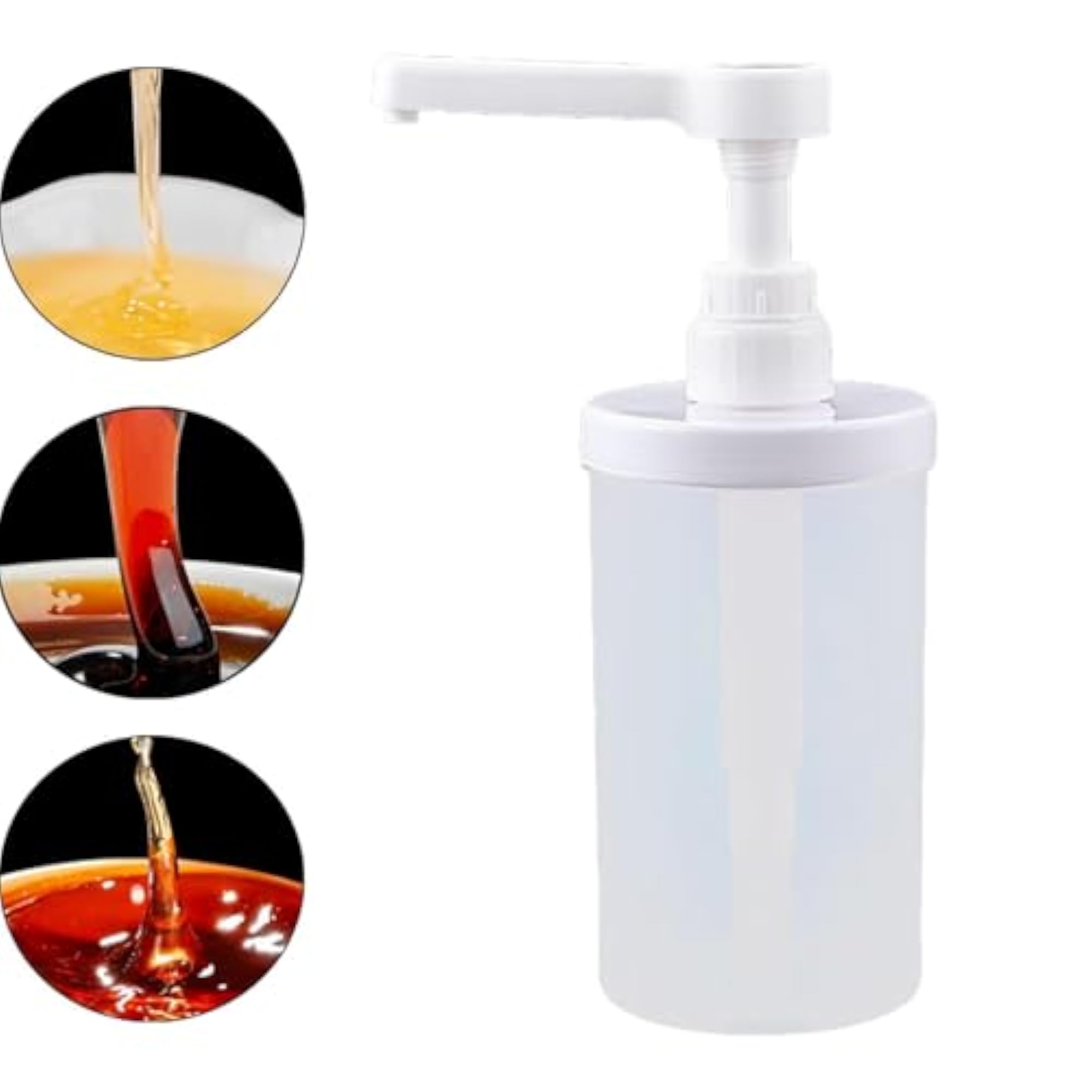 Dosed Squeeze Bottle Pump Container for Juices & Salads