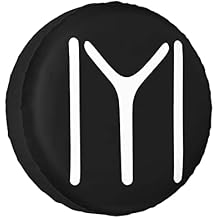 Osman Seal Kayi Turkey Ertugrul Spare Tire Cover Waterproof and Rainproof Dust-Proof Universal Wheel Tire Covers Protectors Fits Tire for Trailer RV SUV and Many Vehicle