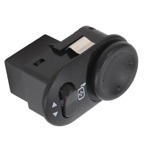 Commutateur de rétroviseur électrique conducteur unitaire en ABS noir