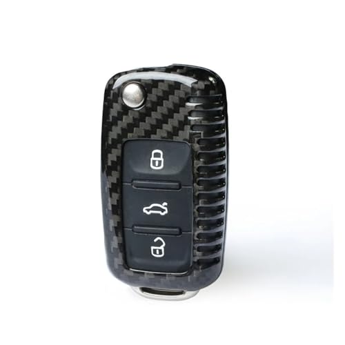 Funda para llave Volkswagen Golf 6 VI MK6 GTI llavero de fibra de carbono forjado