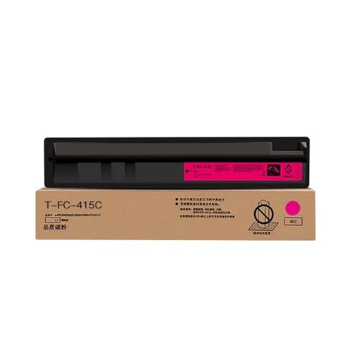 T-FC415C/E/U/D/P T-FC415 Toner Cartridge Compatible for to-iba E ST-DIO 2515AC 3015AC 3515AC 4515AC 5015AC 2010AC 2110AC 2510AC(T-FC415-500g-Magenta)
