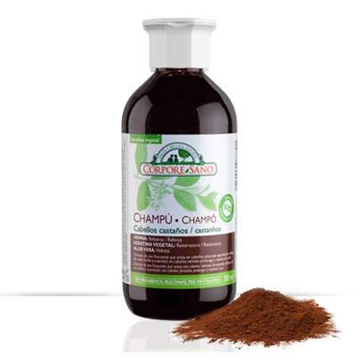 Champú Henna Catechu Castaño 300 ml de Corpore Sano